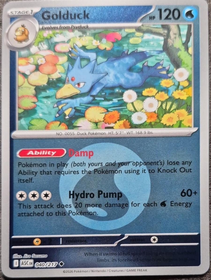 Ascended Heroes Golduck [Energy] Pokémon card